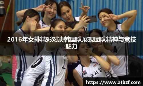 2016年女排精彩对决韩国队展现团队精神与竞技魅力
